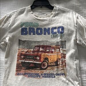 Abercrombie & Fitch Cream Ford Bronco Tee